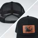 2 x Best Uncle Ever Hat, Uncle Hat for Christmas Fathers Day Birthday, Gifts for Dad from Niece Nephew, Uncle Trucker Black Cap