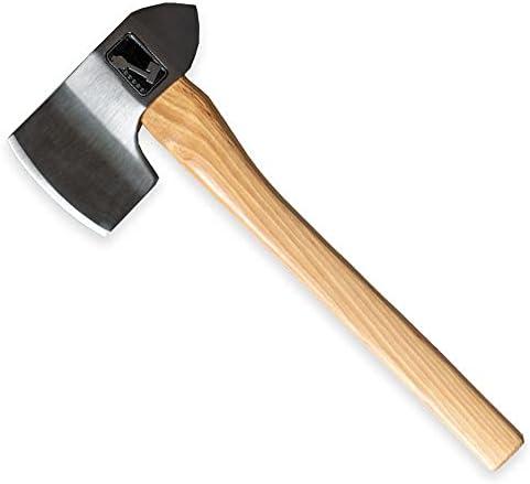 King of Diamonds Throwing Axe: World Axe Throwing League Premium Competition Throwing Axe, WATL Throwing Hatchet with Round Hickory Wooden Handle (Round Handle)