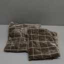 MIULEE Decorative Chenille Check Throw Pillow Covers Vintage Plaid Couch Pillows 18x18 Inch Set of 2 Neutral Boho Farmhouse Cushion Covers Modern Spring Home Decor for Sofa Bed Living Room Taupe Grey