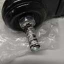 2 Inch Caster Wheels, Threaded Stem Casters Set of 4 Heavy Duty, 5/16"-18x1 (Screw Diameter 5/16", Stem Length 1"), Safety Dual Locking Industrial Castors, Wheels for Cart, Furniture