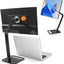 Portable Travel Monitor Stand, Strong Magnetic Portable Monitor Holder, iPhone/iPad Stand for 4.7" 12.9" 15.6" 16" 17.3" 18.5'' Screens, Universal Screen Extender Base Adjustable Tablet Holder