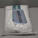 AveLom White Duvet Cover Queen (90 x 90 Inches)， 3 Pieces (1 Duvet Cover + 2 Pillow Cases) Stripe Zipper Closure Corner Ties Soft Washed Microfiber Duvet Cover for Men, Women