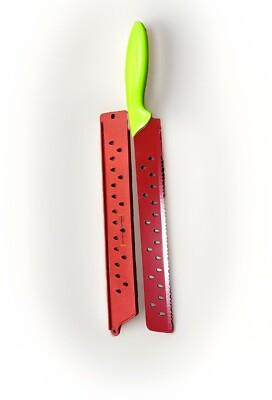 Everyday Watermelon Knife & Blade Cover BPA Free Soft Grip 11.5"