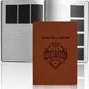 chiazllta The Basketball Notebook for Coaches & Players 7 x 10 Inch Basketball Training Notepad Coaching Board Coaching Notebook for Tactics Practice Planner Coaches&Players Gift