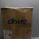 Drive Medical 10289RD Deluxe Foldable Rollator Walker, Black/Red