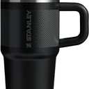 STANLEY Quencher ProTour Flip Straw Tumbler with Leakproof Lid | Built-In Straw & Handle | Cupholder Compatible for Travel | Insulated Stainless Steel Cup | BPA-Free (20 Ounces, Black Fade)