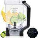 HLCHZYL Replacement for Ninja Blender Pitcher 72OZ XL Blender Cups, Replacement for Ninja Blender Pitcher BL610 BL610BRN BL710WM BL710WMC CO650B CT610 C0610B CT610C CT611C 72oz Crushing Pitchers