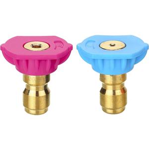 Tool Daily Second Story Quick-Connect Nozzle Kit for Pressure Washer, 4000PSI 1/4 Inch, 2-Pack