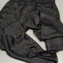 SHENHE Women's Baggy Sweatpants Wide Leg Drawstring Rhinestone Casual Loose Pants with Pockets (Medium, Black)