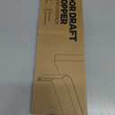 Vellure Door Draft Stopper for Bottom of Door - Premium Door Sweep for Bottom of Door/Weather Stripping Door Seal (Save Energy  installs Quickly and Easily) Door Strip Ideal for (white)