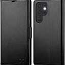 OCASE Compatible with Galaxy S22 Ultra 5G Wallet Case, PU Leather Flip Folio Case with Card Holders RFID Blocking Kickstand [Shockproof TPU Inner Shell] Phone Cover 6.8 Inch (2022) - Black