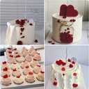 3 x Valentine's Day Fondant Molds Lips Love Heart Rose Silicone Mold Semi Sphere Ball Chocolate Molds For Cake Decorating Cupcake Topper Gum Paste Candy Polymer Clay Set Of 4