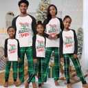 Rnxrbb 2025 Family Christmas Pajamas Matching Sets Holiday Xmas Christmas Pjs Jammies for Women Men Couples Adult Kids (XL)