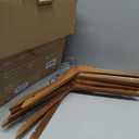 StorageWorks Wooden Hangers 20 Pack, Wood Coat Hanger for Coats, Shirts, Jackets, Pants, Suits, Walnut Color