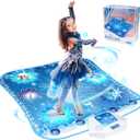Frozen Toys Dance Mat for Girls  Electronic Dance Mat with Wireless Bluetooth for Children,Light Up LED Kids Musical Mat, Dance Floor Mat,Birthday Xmas Gifts for 3 5 7 9 10+ Year Old Girls Boys