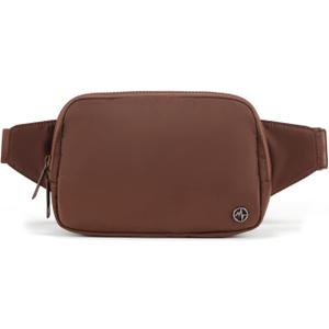 Pander Belt Bag Large 2L, Nylon Fanny Pack Purse for Women and Men with Adjustable Strap (Coca Mocha)