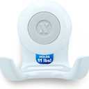 SlipX Solutions On The Dot Power Lock Suction Cup Hook, Razor Holder & Phone Cradle (Perfect for Shower & Mirror, Holds 11 lbs), No-Drilling, No Tools, Rust-Proof, Waterproof, Removeable