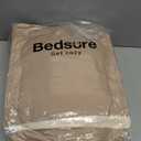Bedsure King Size Comforter Set, Reversible Khaki Soft Prewashed Bedding for All Seasons, 3 Pieces Warm Down Alternative Bed Set, 1 Lightweight Comforter (104"x90") and 2 Pillowcases (20"x36")