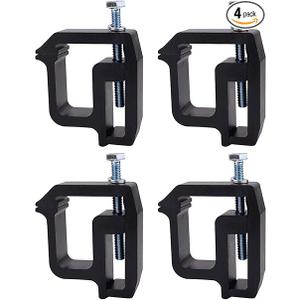 Truck Camper Mounting Clamps Set of 3- Compatible with Chevy, Ford, Dodge and Toyota Trucks - Tundra, Dakota, Ram, Sierra, Silverado, Avalanche, F150, 1500, 2500, 3500 - Universal Camper Shell Lock