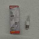 Satco S3162 120V 50-Watt T4 E11 Base Light Bulb, Clear, Pack of 2