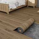 Oxdigi Peel and Stick Vinyl Flooring Roll 23"x 118"/19 Sq.Ft, Thicken Self Adhesive Vinyl Floor Tiles Wood Plank Flooring Waterproof Wear-Resistant for Any Room, Easy DIY Floor Coverings, Brown