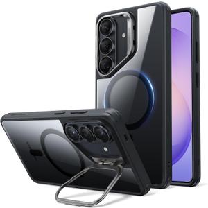 ESR for Samsung Galaxy S26 Ultra Phone Case with Stash Stand, Compatible with MagSafe, Military-Grade Protection, Magnetic Case for Samsung Galaxy S26 Ultra, Scratch-Resistant Back Cover, Clear Black