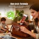 Professional Leather Glue Adhesive -4.23 oz Industrial Strength, Clear & Flexible Bond for Shoes, Bags, Purses, Furniture, Car Seats, Jackets (Repair Vinyl, Suede, Upholstery, Rubber)