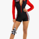 Morph Racer Costume for Women Race Suit Costume Adult, M
