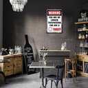 Funny No Trespassing Signs Metal Signs Vintage Warning Tin Sign For Yard No Tresspassing Private Property Metal Sign Outdoor Garage Decor For Men You Are No Longer Trespassing You Are A Target Tin Sign 8x12 Inch (01)