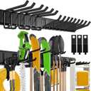 Garage Wall Organizer,15Pack Carries 675 lbs,Garden Tool Organizer 48in With Large Storage Space,Easy Assembly, Sturdy Design,for Efficient Tool Storage Garage OrganizationCarries 675 lbs, Sturdy Design, Garage Organization, Easy Assembly