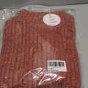AUXDIO Women's Ribbed Knit Mock Neck Bodycon Mini Sweater Dress (Red, XL)