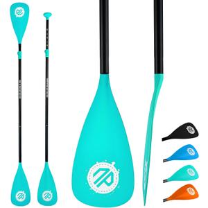 niphean Sup Paddle, Adjustable Paddle Board Paddles, Lightweight Kayak Paddle, Detachable Stand Up Paddle Board Accessories Oars with Aluminum Alloy Shaft and Fiberglass Blade, 4 Piece