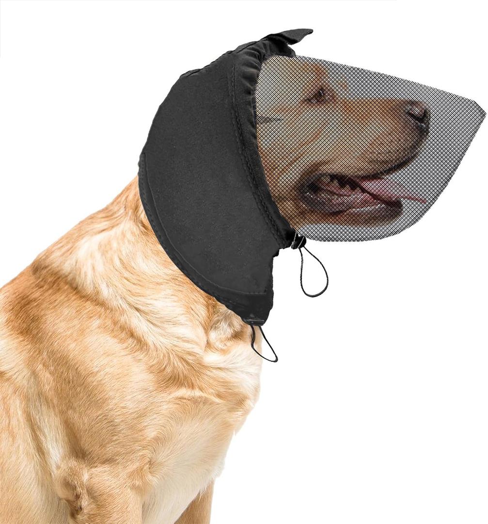 Field Guard Dog Head Net Mesh Protector Dog Face Guard (Medium)