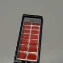 ohora Semi Cured Gel Nail Strips (N Tint Brick) - Red, Tint, Works with Any UV/LED Lamps, Salon-Quality, Long Lasting, Easy to Apply & Remove - Includes 2 Prep Pads, Nail File & Wooden Stick