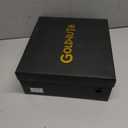 Furry Winter Boots for Women, Block Heels Snow Boot Platform Flurry Fuzzy Winter Booties Buckle Slip-On Comfort Outdoor Walking Shoes (5, Chestnut)