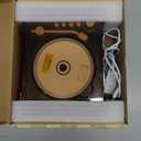 CARONSORT CD Player with Speakers Bluetooth Nostalgic Retro Portable CD Players for Home Wood Music Player FM Radio for HomeWired and Remote ControlWalnut Brown