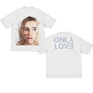 Kesha Official Merch Only Love T-Shirt, White, X-Large