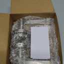 Okun Muse 1-Pack Brushed Nickel Privacy Door Levers  Push Button Lock, Reversible, Sleek Concealed-Mount Design for Bedroom & Bathroom