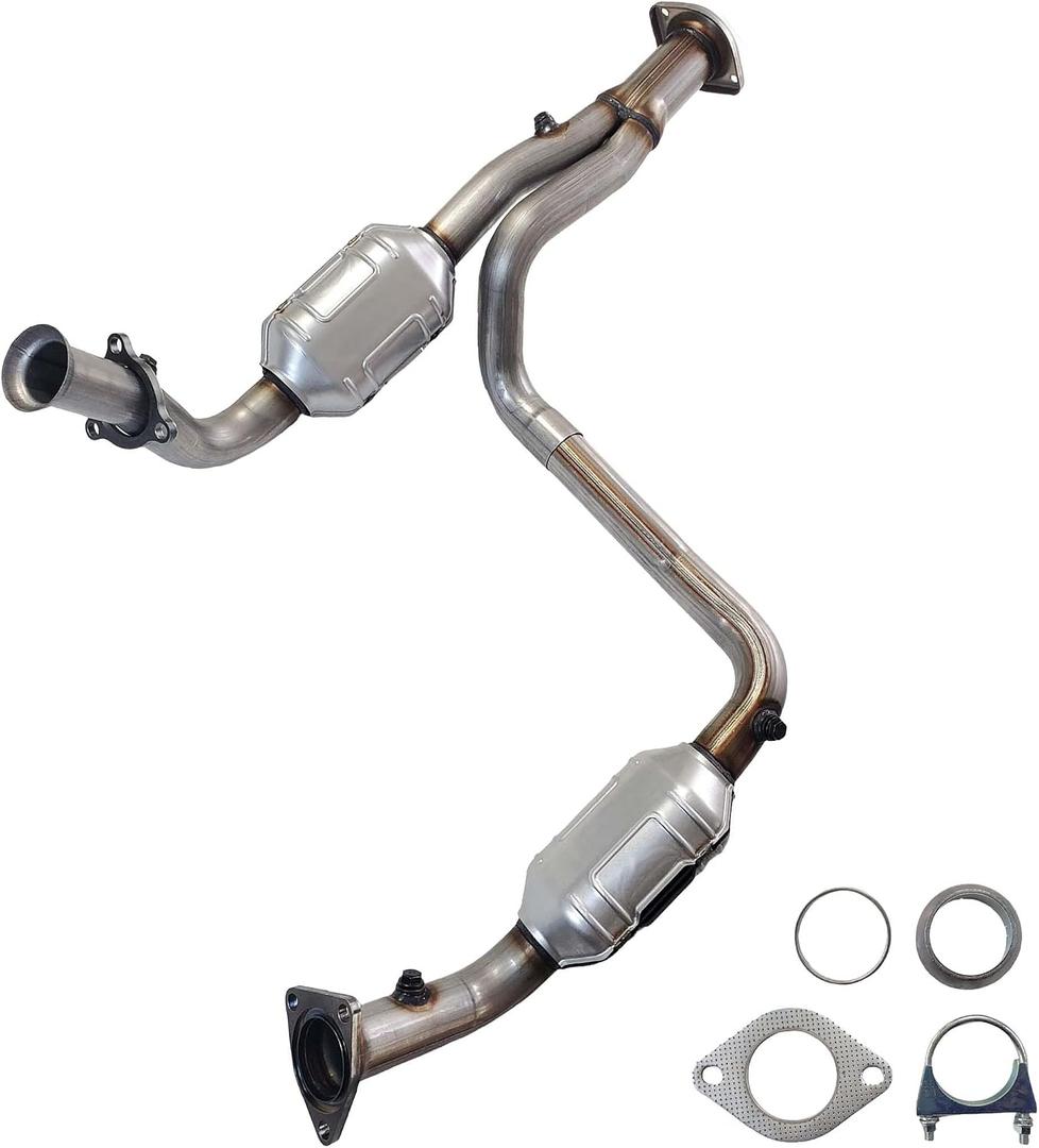 Catalytic Converter Compatible with 1999-2006 Chevrolet Silverado 1500/ Silverado 2500/ Tahoe/Avalanche 1500/ Suburban 1500, GMC Sierra 1500/ Sierra 2500/ Yukon (EPA Compliant)