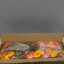 Artificial Fall Hanging Flowers for Outdoors, 2Pcs Faux Silk Fake Morning Glory Mums for Autumn, UV Resistant Realistic Plants for Home Garden Porch Patio Balcony Planter Yard (2Pcs Fall 2 Colors)