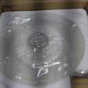 Industrial Semi Flush Mount Ceiling Light: Black Kitchen Lighting Fixtures Ceiling with Clear Glass - Vintage Hallway Light Fixtures E26 Bulb Included - 8.46 Light Fixtures Mount for Foyer