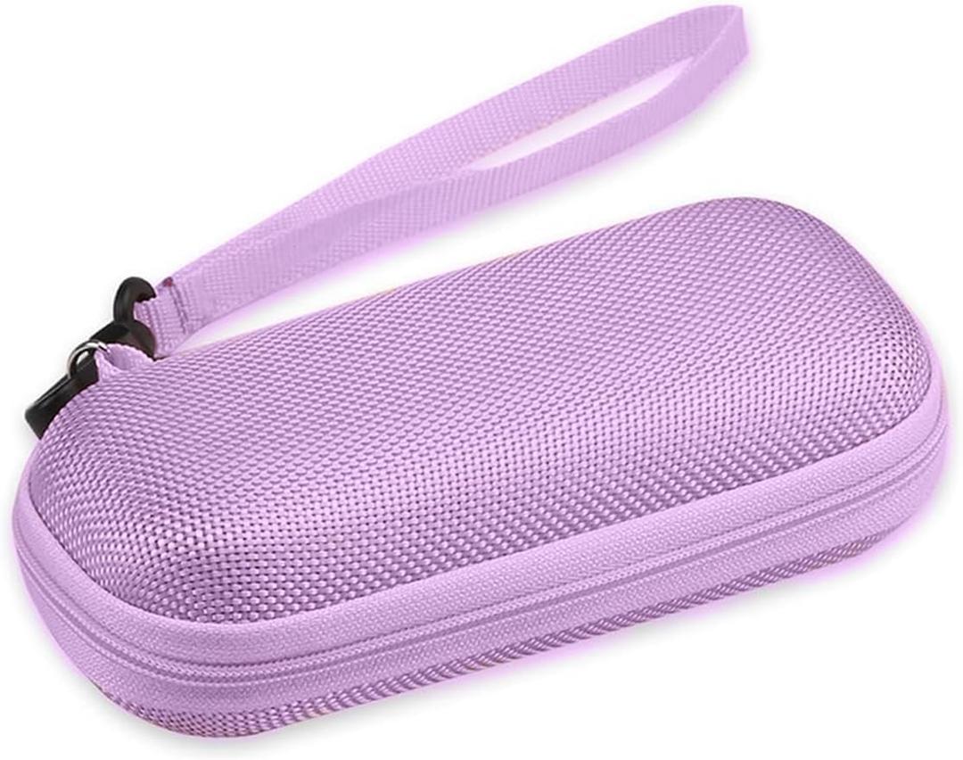 AGPTEK Carrying Case, EVA Zipper Carrying Hard Case Cover for Digital Voice Recorders, MP3 Players, Storage Holder for 3D Printing Pen, USB Cable, Earphones, Memory Cards, U Disk, Purple