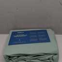 Bedsure 100% Washed Cotton Duvet Cover Queen Size - Green Minimalist Cotton Duvet Cover Linen Like for All Seasons - GentleSoft™ Plain Simple Bedding, 3 Pieces (Green, Queen, 90"x90")