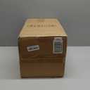 HBlife 14-16 Lbs Glass Rice Dispenser with Wooden Stand Flour and Cereal Container with Glass Measuring Cup Pantry Food Organization Storage Bin with Airtight Bamboo Lid, 8L