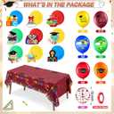 Wettarn 47 Pcs 2026 Pre School Graduation Decorations Pre k Graduation Decorations Include Kindergarten Table Cover 10 Congrats Hanging Swirl 36 Pcs Graduate Balloon for Congrats Grad Party(Burgundy)