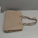 LOVEVOOK Teacher Tote Bag for Women, Work Bags Laptop Bag, Professional 15.6 Inch Leather Computer Bag, Large Purses Handbag Briefcase, Taupe