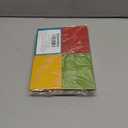 3 x Quotidian Multi-Colors Paper Glitter Card Stocks 2.36x3.54 in, 100 Count