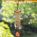 Gifts for Women, Gifts for Grandma from Granddaughter Grandson, Nana Birthday, Grandparents Day, Thanksgiving - Wind Chime Family Love Reminder for Garden, Porch, Patio Decor