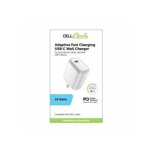Cell Candy USBC WALL CHARGER 20W BLK