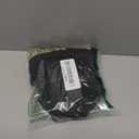 2 PCS Satin Bonnet Double Layer Sleep Hair Silk Bonnet for Sleeping Women Curly Natural Hair (Black&Gold)